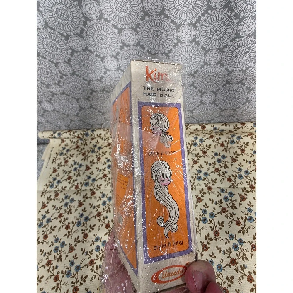 Vintage Uneeda Kim Doll Magic Hair Grows Longer 1970s Blonde In Box New old stok